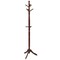 Adjustable Height Free Standing Wooden Coat Rack Tree Perfect for Any Room